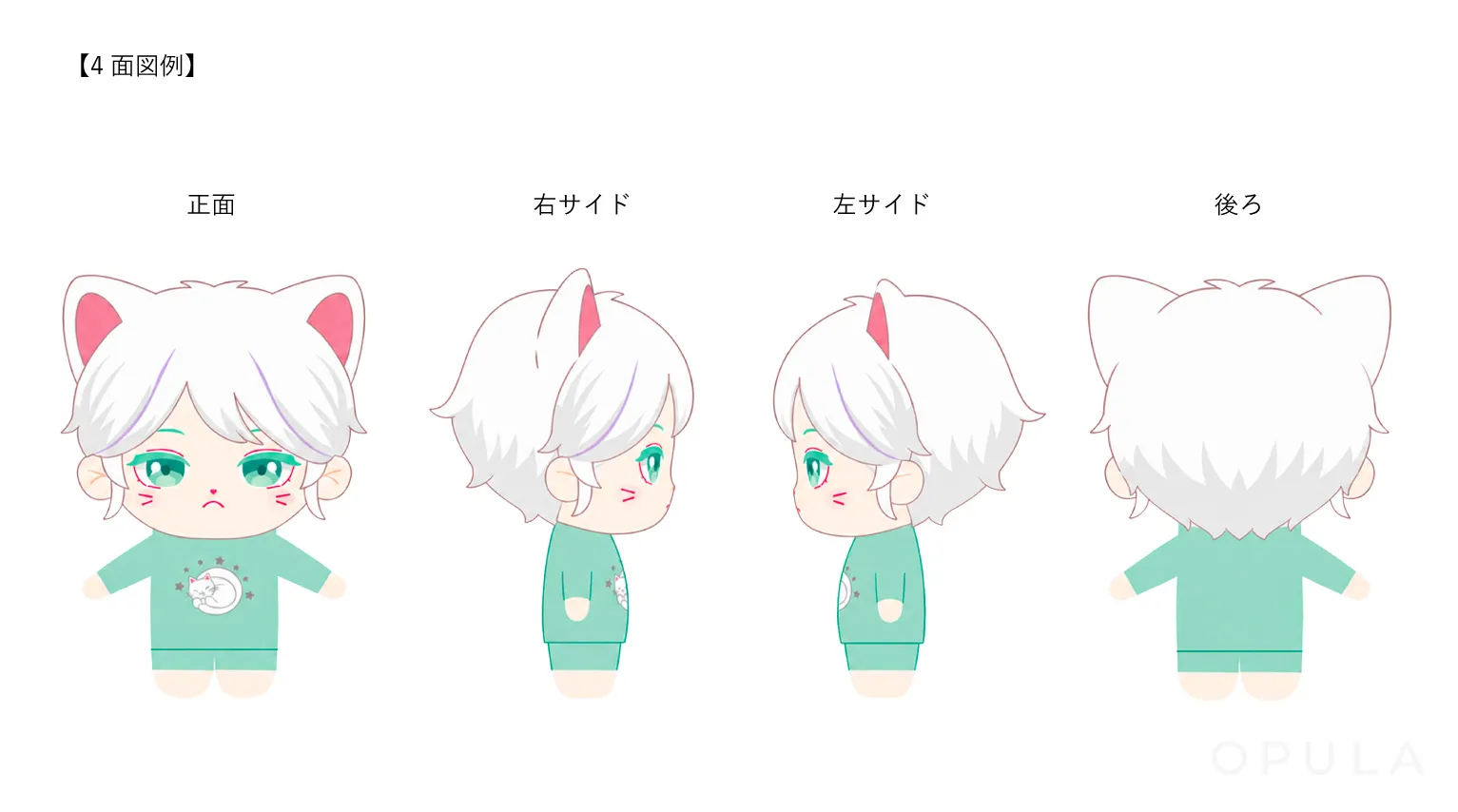 4面図例